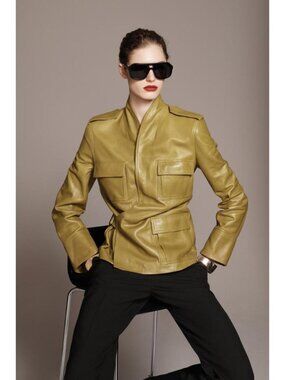 ZARA 100% LEATHER JACKET - THE ITEM ZARA WOMAN